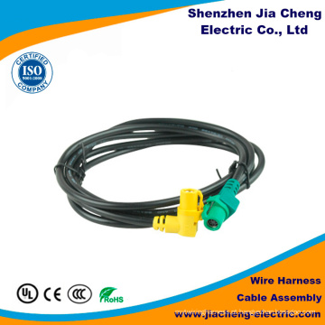 Conjunto de cabos personalizados e chicote de fios padrão militar 3 pinos